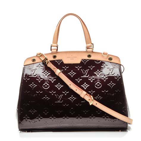 louis vuitton vernis brea mm|Louis Vuitton Brea MM Monogram Vernis Patent Leather Top .